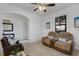 Bright living room with an inviting atmosphere and decorative accents at 19304 Bluff Dr, Venice, FL 34292