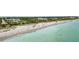 Aerial view of beach with turquoise water at 19304 Bluff Dr, Venice, FL 34292