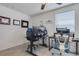 Home office with two work stations and large window at 19304 Bluff Dr, Venice, FL 34292