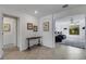 Bright hallway with access to bedrooms and bath at 19304 Bluff Dr, Venice, FL 34292