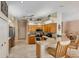 Spacious kitchen with stainless steel appliances and light wood cabinets at 1136 Highland Greens Dr, Venice, FL 34285