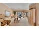 Bright and airy living room featuring comfortable seating and a view to the pool at 1136 Highland Greens Dr, Venice, FL 34285