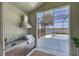 Lakefront property boasts a modern outdoor kitchen at 23787 Waverly Cir, Venice, FL 34293