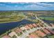 Community overview showcasing house location near water and golf course at 23787 Waverly Cir, Venice, FL 34293