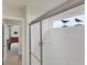 Bright bathroom with shower and window at 23787 Waverly Cir, Venice, FL 34293