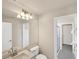 Simple bathroom with shower, toilet and vanity at 23787 Waverly Cir, Venice, FL 34293