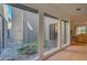Private courtyard accessible through large windows at 201 Woodland Dr # 201, Osprey, FL 34229