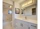 Bathroom with modern vanity and updated fixtures at 201 Woodland Dr # 201, Osprey, FL 34229