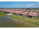 Aerial view of a luxury waterfront community at 24273 Spartina Dr, Venice, FL 34293