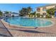 Inviting community pool with ample lounge chairs at 1403 Gondola Park Dr # 1403Bd, Venice, FL 34292