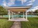 Community tennis courts with covered seating area at 1403 Gondola Park Dr # 1403Bd, Venice, FL 34292