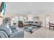 Bright and airy living room featuring a sectional sofa and large area rug at 6780 Pan American Blvd, North Port, FL 34287