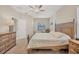 Large bedroom with ensuite access at 256 Benedetto Ct, Nokomis, FL 34275