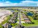 Aerial view showcasing home location in community at 4195 Fairway Pl, North Port, FL 34287
