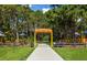 Entrance to Boundless Adventures playground at 4195 Fairway Pl, North Port, FL 34287