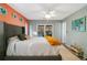 Main bedroom with pool view and a cozy feel at 2480 Alamander Ave, Englewood, FL 34223