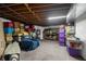Unfinished basement area with lots of storage space at 4024 Casey Key Rd, Nokomis, FL 34275