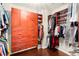 Large closet with custom built-ins and plenty of storage at 4024 Casey Key Rd, Nokomis, FL 34275