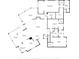 Detailed floor plan showcasing a large home with multiple bedrooms and living areas at 4024 Casey Key Rd, Nokomis, FL 34275
