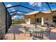 Enjoy the sunshine in this large screened patio at 19556 Petrino St, Venice, FL 34293