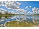 Peaceful lake view reflecting the sky at 13587 Vancanza Dr, Venice, FL 34293