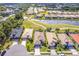 Bird's-eye view of a residential neighborhood at 1540 San Ysidro Way, Venice, FL 34285