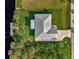 Direct overhead aerial view of a single Gathering home and its lot at 4646 Fallon Cir, Port Charlotte, FL 33948