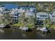 Luxury waterfront homes with private boat docks at 737 Shakett Creek Dr, Nokomis, FL 34275