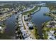 Waterfront community with lush landscaping and canals at 737 Shakett Creek Dr, Nokomis, FL 34275