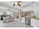 Bright and airy kitchen with breakfast area and view to backyard at 804 Montrose Dr # 103, Venice, FL 34293