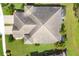 Bird's-eye view of the house and surrounding landscape at 1222 Collier Pl, Venice, FL 34293