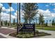 Wellen Park community sign in front of lush landscaping at 172 Southampton Pl # 346, Venice, FL 34293