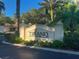 Attractive community entrance sign with landscaping at 1704 Triano Cir # 1704, Venice, FL 34292