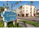 Sign at Centennial Park with views of the historic KMI Building and charming street scene at 147 Tampa E Ave # 202, Venice, FL 34285