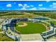 Aerial view of stadium and surrounding landscape at 20391 Lagente Cir, Venice, FL 34293