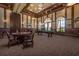 Game room featuring a pool table and seating at 20391 Lagente Cir, Venice, FL 34293