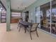 Outdoor patio with seating area and view at 4245 Via Del Villetti Dr, Venice, FL 34293