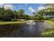 Venetia community entrance with a fountain at 4245 Via Del Villetti Dr, Venice, FL 34293