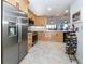 Updated kitchen with stainless steel appliances and ample cabinet space at 147 Tampa E Ave # 202, Venice, FL 34285
