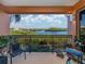 Spacious balcony with water views at 147 Tampa E Ave # 202, Venice, FL 34285
