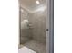 Large walk-in shower with glass enclosure at 10055 Crooked Creek Dr # 103, Venice, FL 34293