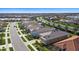 Aerial view of a community with single-Gathering homes and landscaping at 11925 Bohemian Pl, Venice, FL 34293