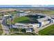 Aerial view of a baseball stadium with surrounding landscape at 11925 Bohemian Pl, Venice, FL 34293