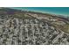 Aerial view of residential neighborhood near the coast at 1219 Nantucket Rd, Venice, FL 34293