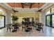 Clubhouse dining area with tables and chairs, ideal for gatherings at 235 Cassano Dr, Nokomis, FL 34275