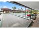 Well-maintained bocce ball courts under a covered area at 472 Sharks Pt, North Port, FL 34287
