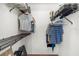 Well-organized closet with ample shelving and hanging space at 605 Apple Ln, Englewood, FL 34223