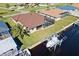 Property features a private pool and canal access at 3390 Dover Dr, Punta Gorda, FL 33983