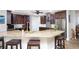 Gourmet kitchen with granite countertops and stainless steel appliances at 3390 Dover Dr, Punta Gorda, FL 33983