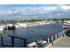 Calm water marina with many boats docked at 3390 Dover Dr, Punta Gorda, FL 33983